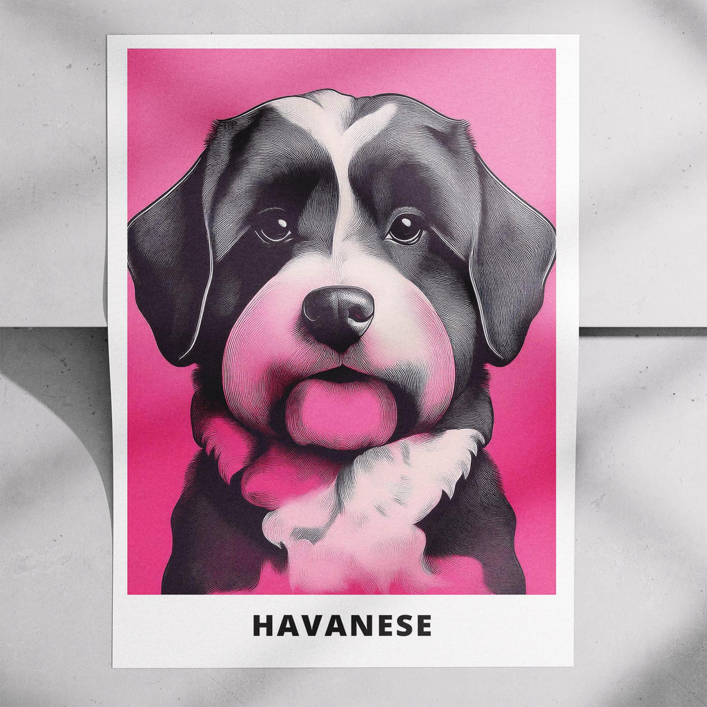 Havanese Pink and Black Dog Series 1 image 7