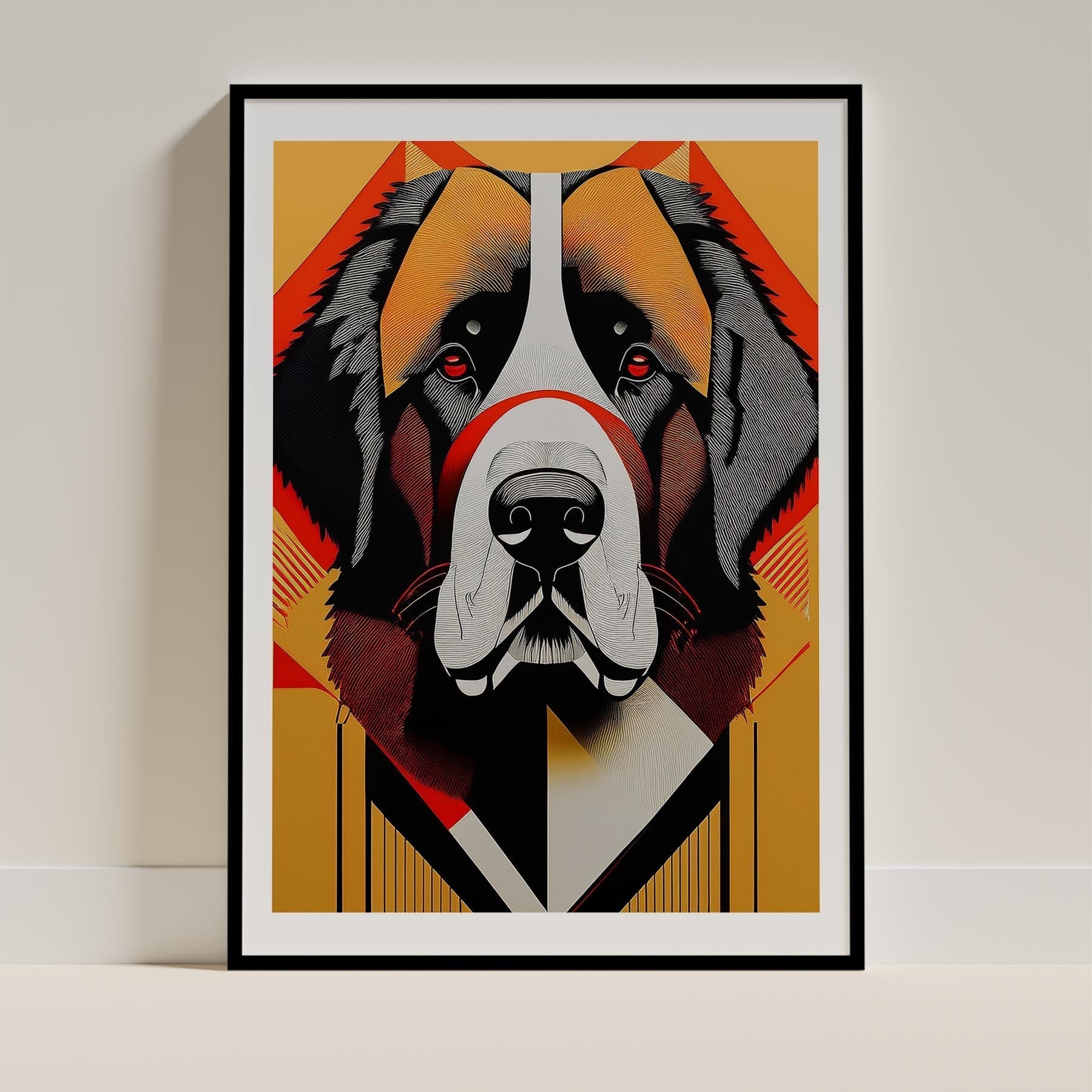 Newfoundland Geometric Orange Series image 0