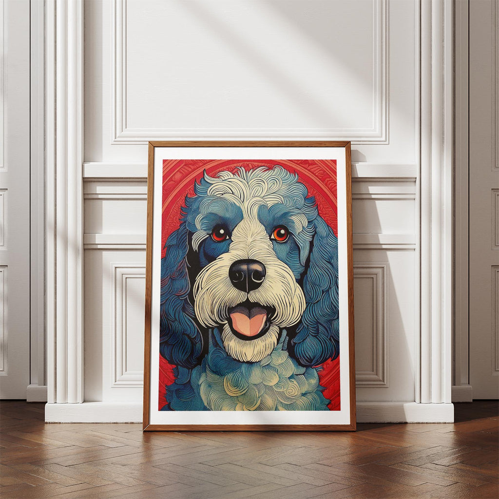 Cavoodle Hokusai Japanese Inspired Dog Series image 4
