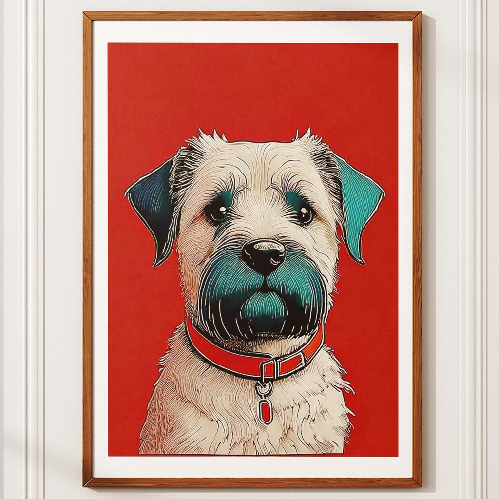 Border Terrier Red Dog Series image 10