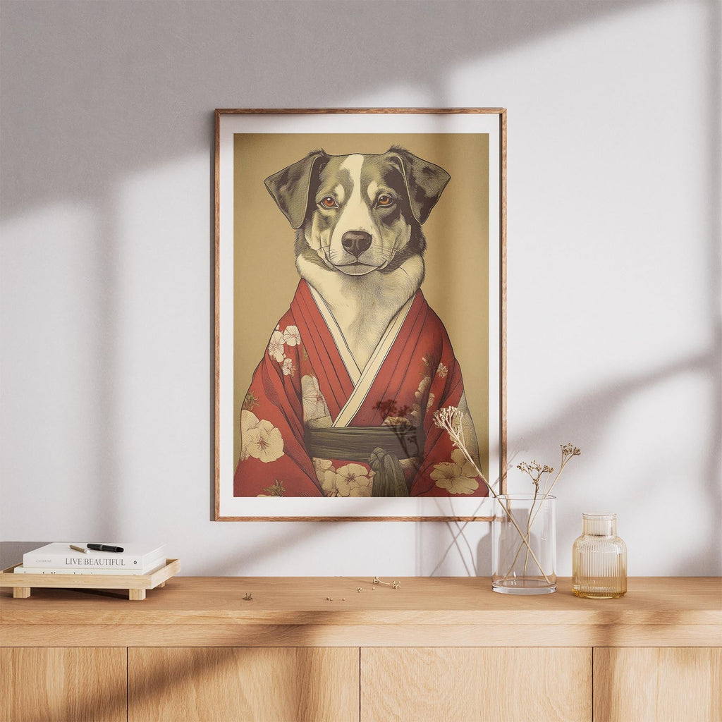 Australian Shepherd Japanse Kimono Dog Series image 8