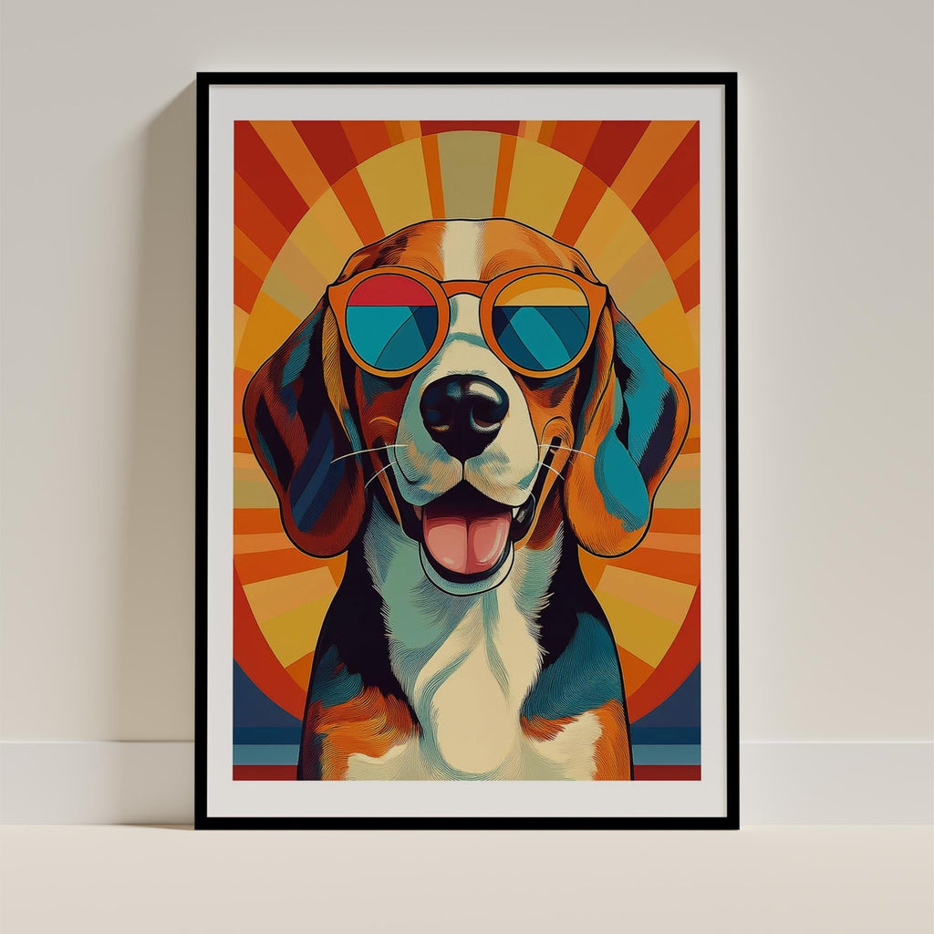 Beagle In Colourful Sunnies 1 image 11