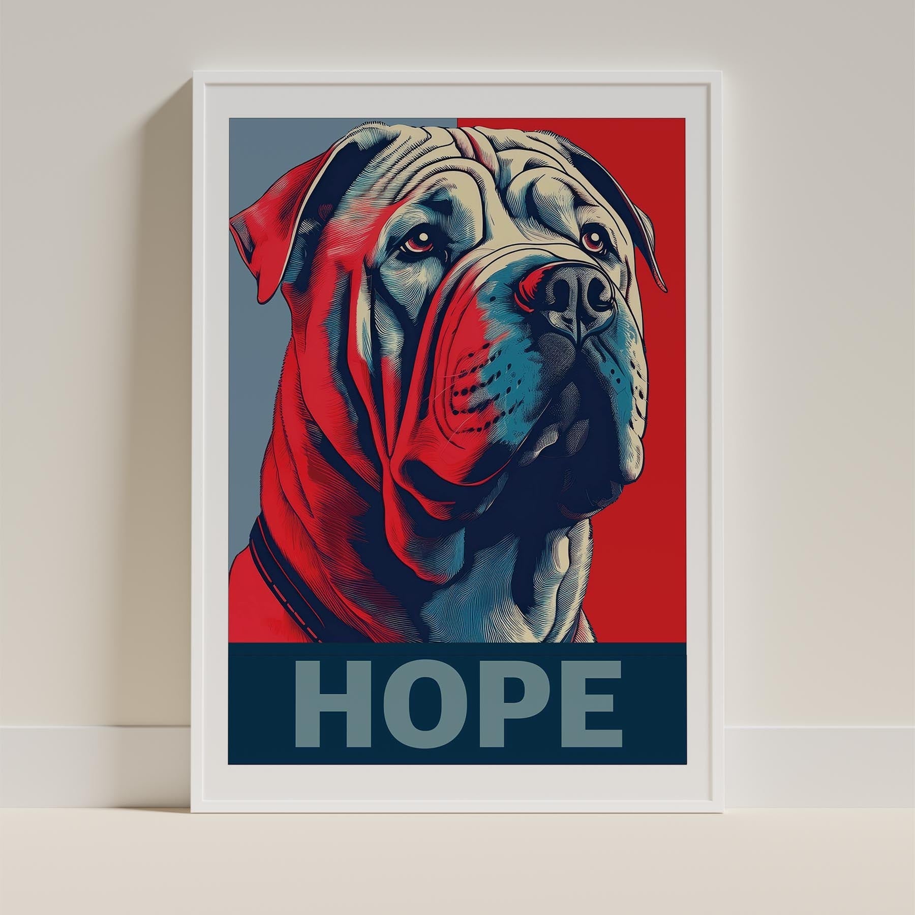 Shar Pei HOPE Series Inspired by the Obama Poster image 9