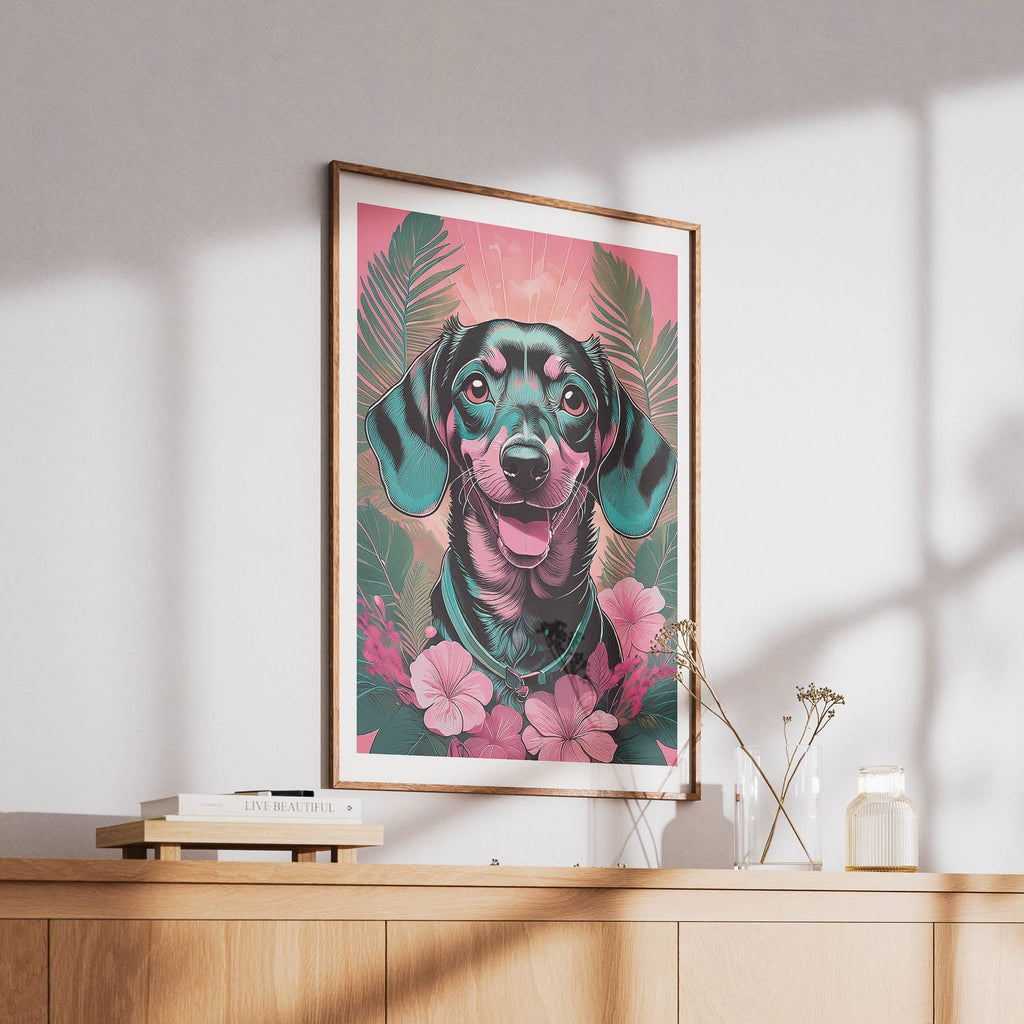 Dachshund Flowery Dog image 6