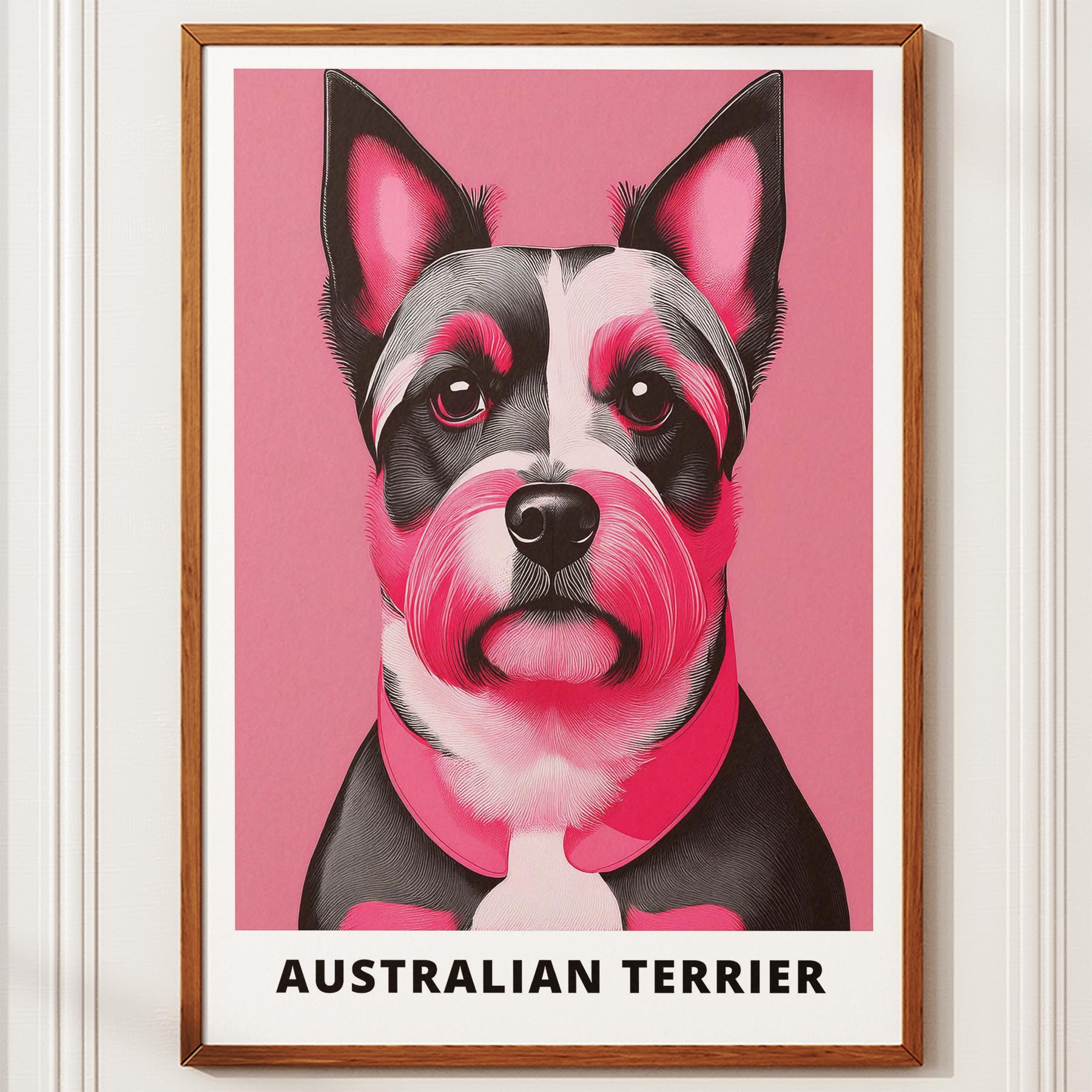 Australian Terrier Pink and Black Dog Series 1 image 10