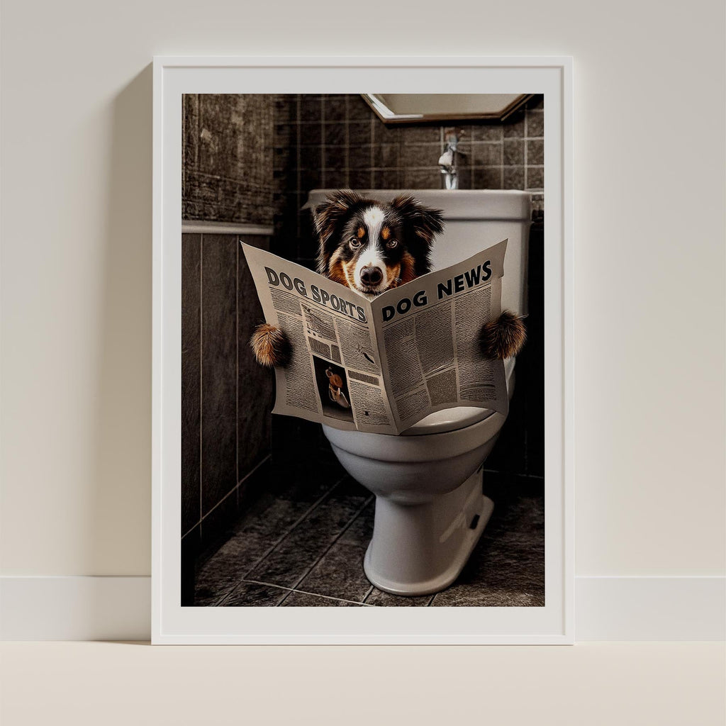 Australian Shepherd Toilet Humour Dog Series 3 image 9