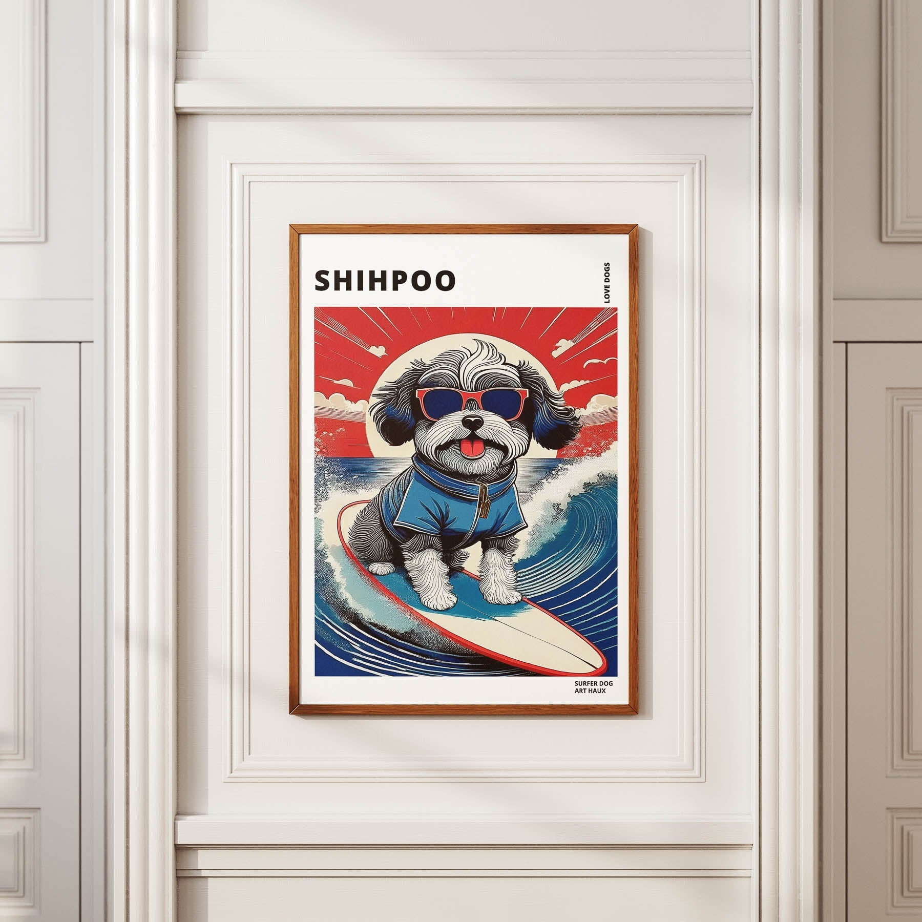 Shihpoo Hokosai Surfer Dogs 1 image 3