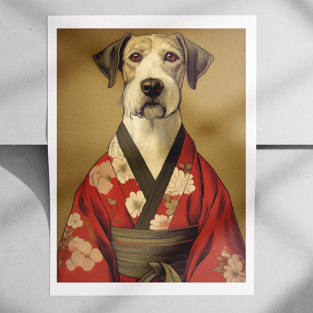 Airedale Japanse Kimono Dog Series image 7