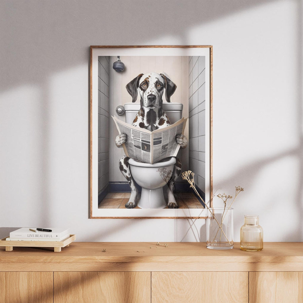 Dalmatian Toilet Humour Dog Series image 8