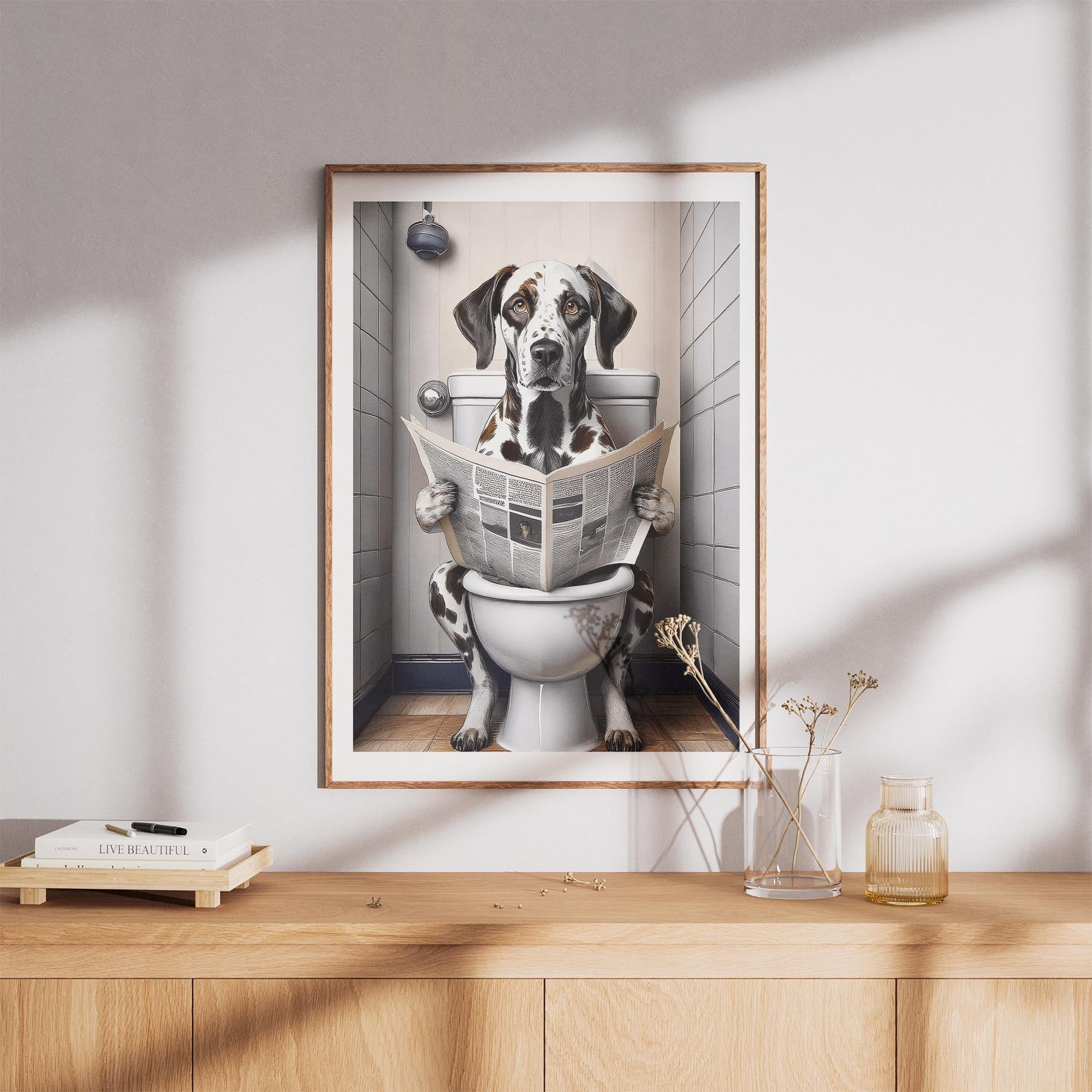 Dalmatian Toilet Humour Dog Series image 8