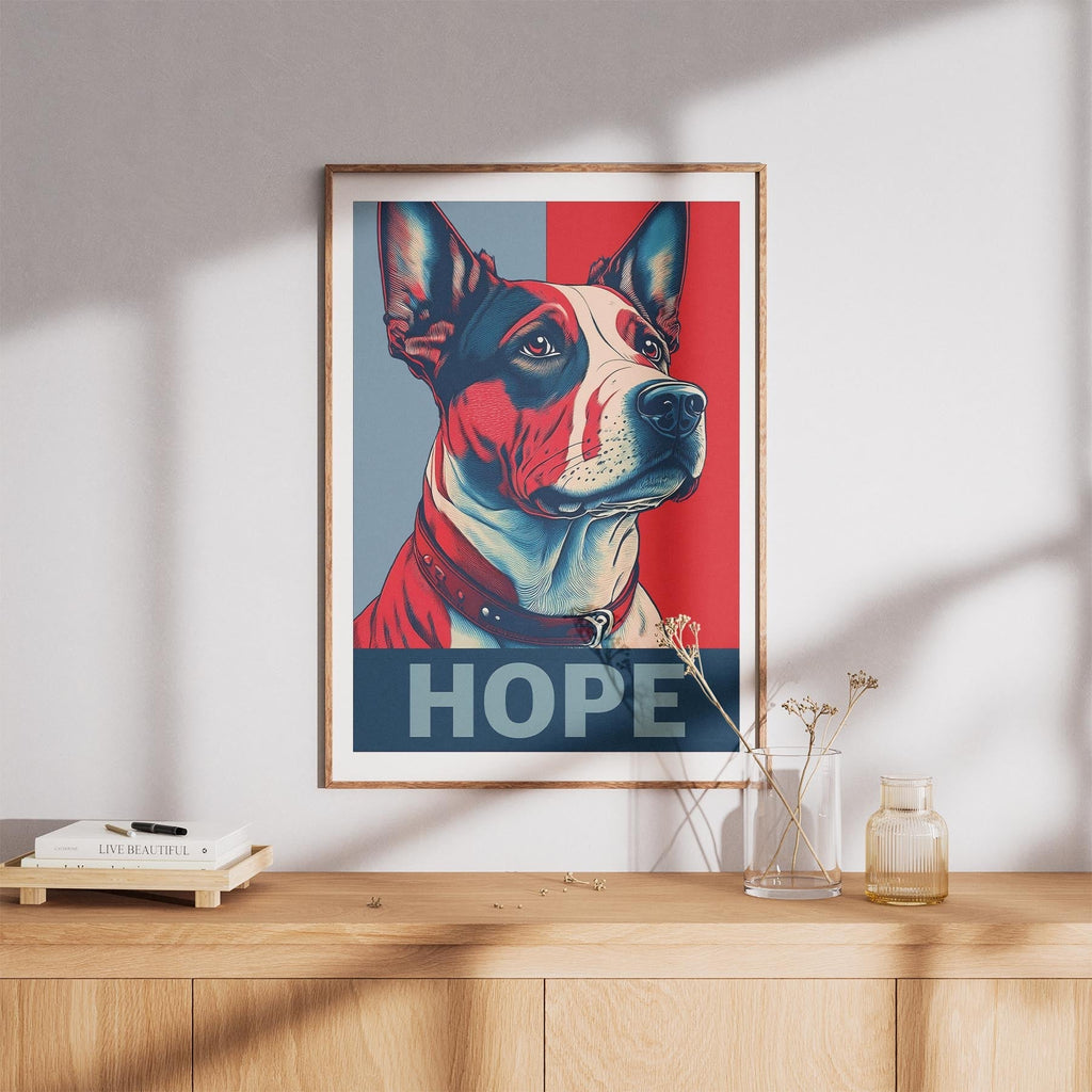 Cattle Dog HOPE Series Inspired by the Obama Poster image 8