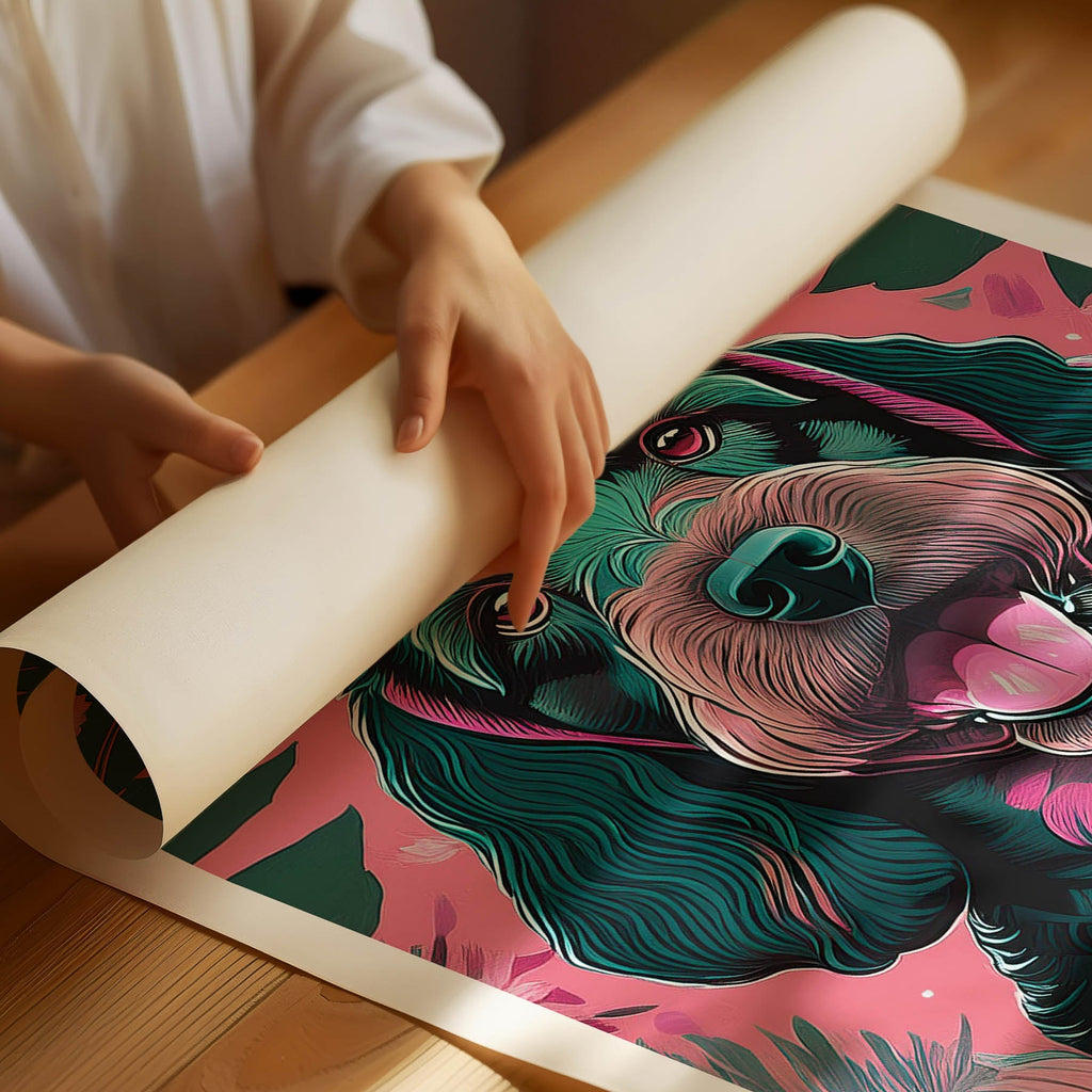 Cavoodle Flowery Dog image 1