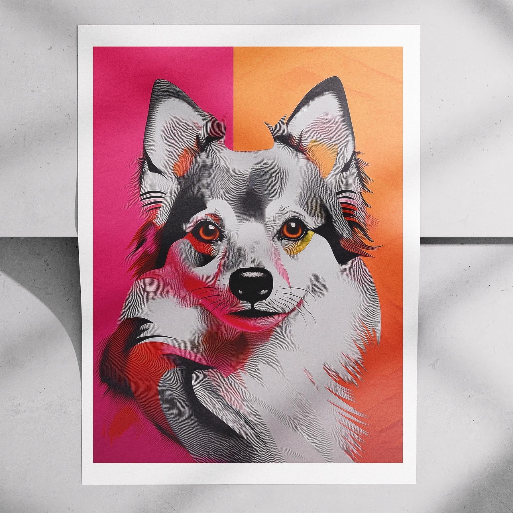 German Spitz Modern Pop Dog Series image 7