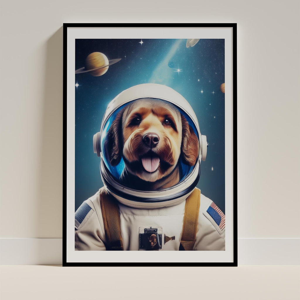 Spanish Water Dog Astronaut Dog Series image 0