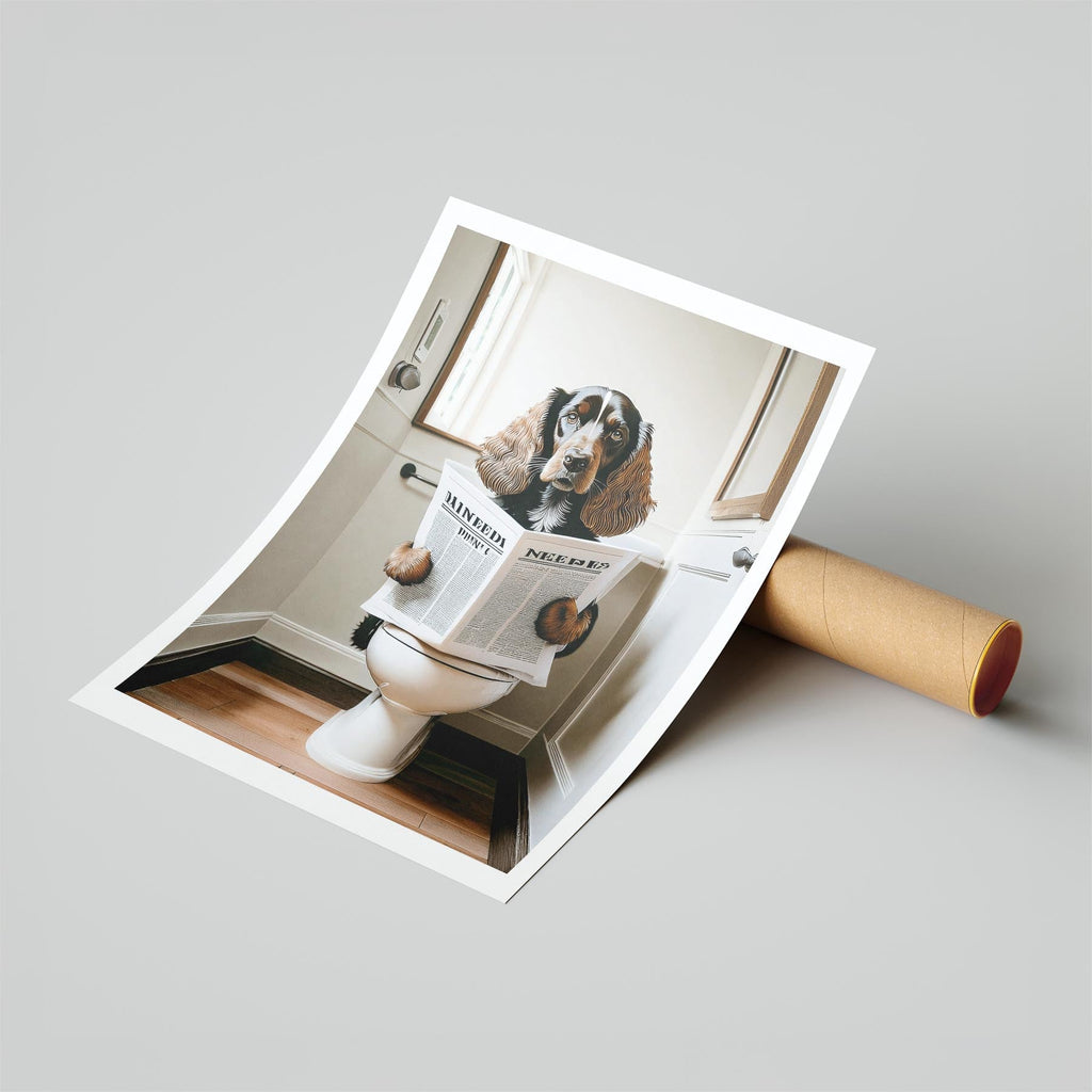 Cocker Spaniel Toilet Humour Dog Series 1 image 6