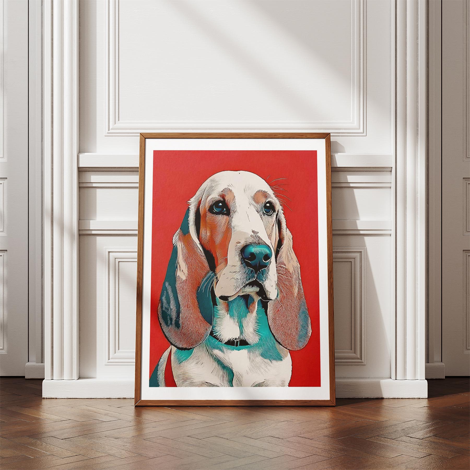 Basset Hound Red Dog Series image 4