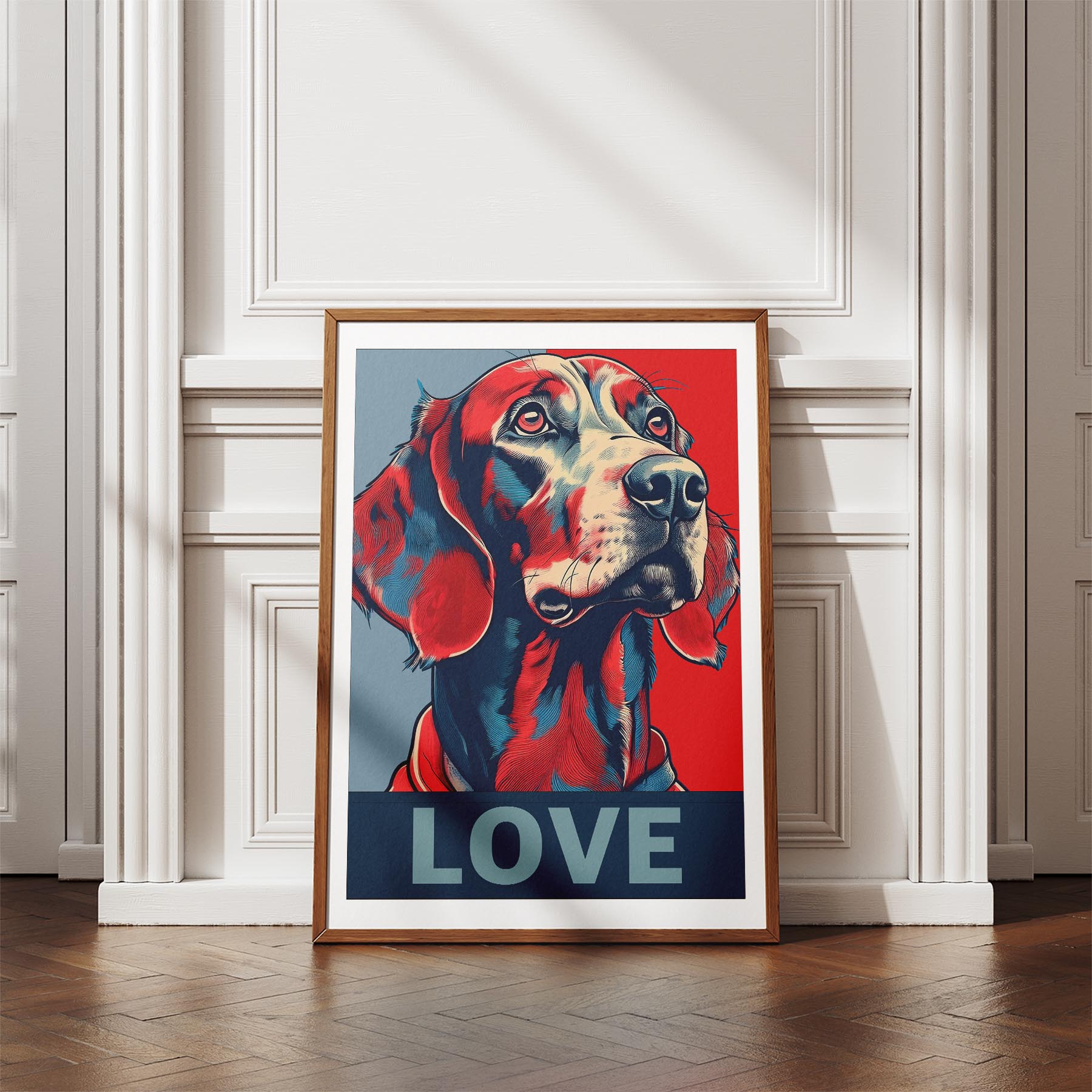Irish Setter LOVE Series Inspired by the Obama Poster image 4