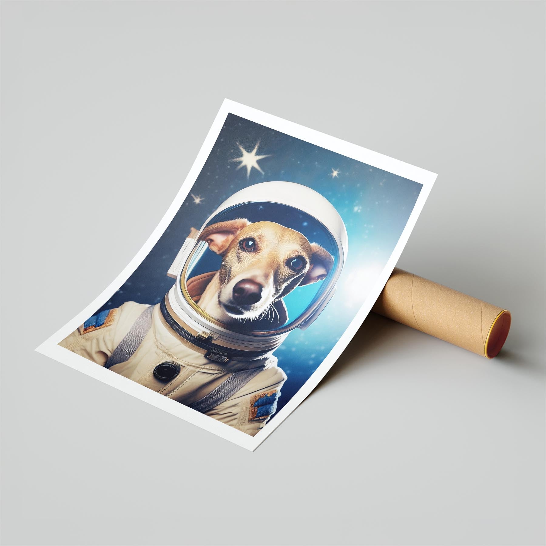 Whippet Astronaut Dog Series image 6