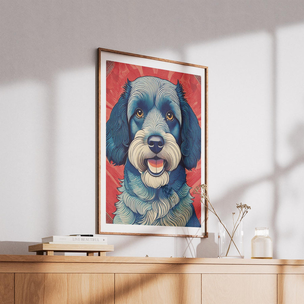 Cavoodle Hokusai Japanese Inspired Dog Series 5 image 5