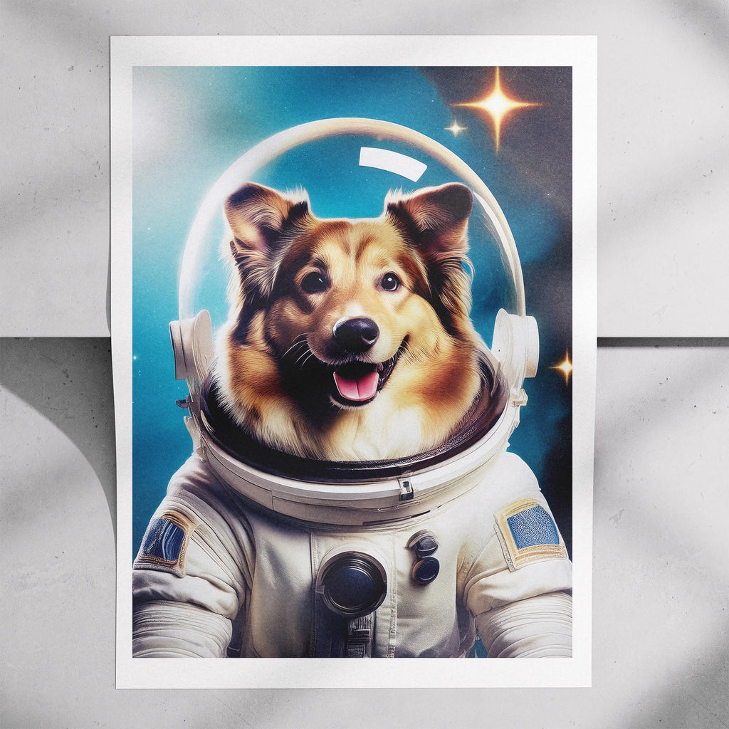 Shetland Sheepdog Astronaut Dog Series image 7