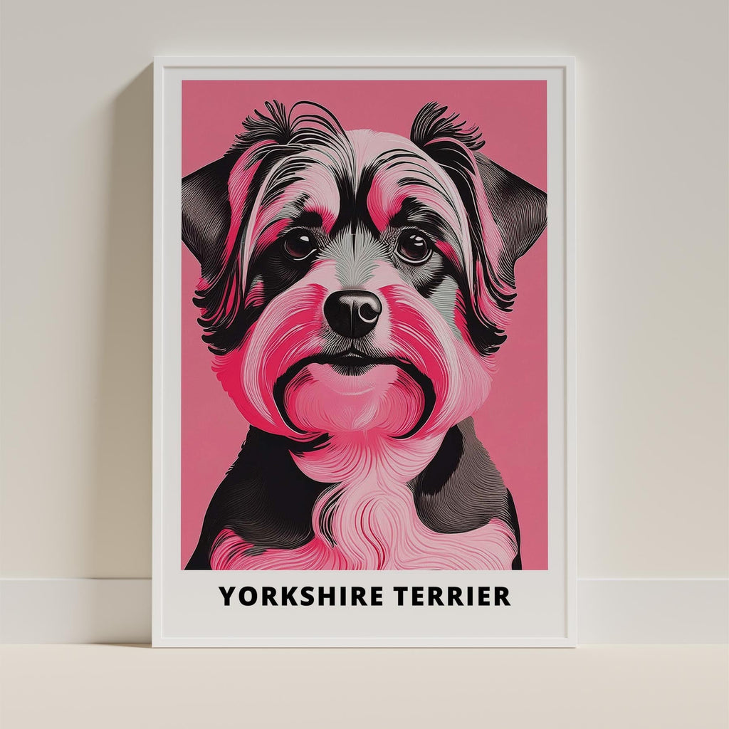Yorkshire Terrier Pink and Black Dog Series 1 image 9
