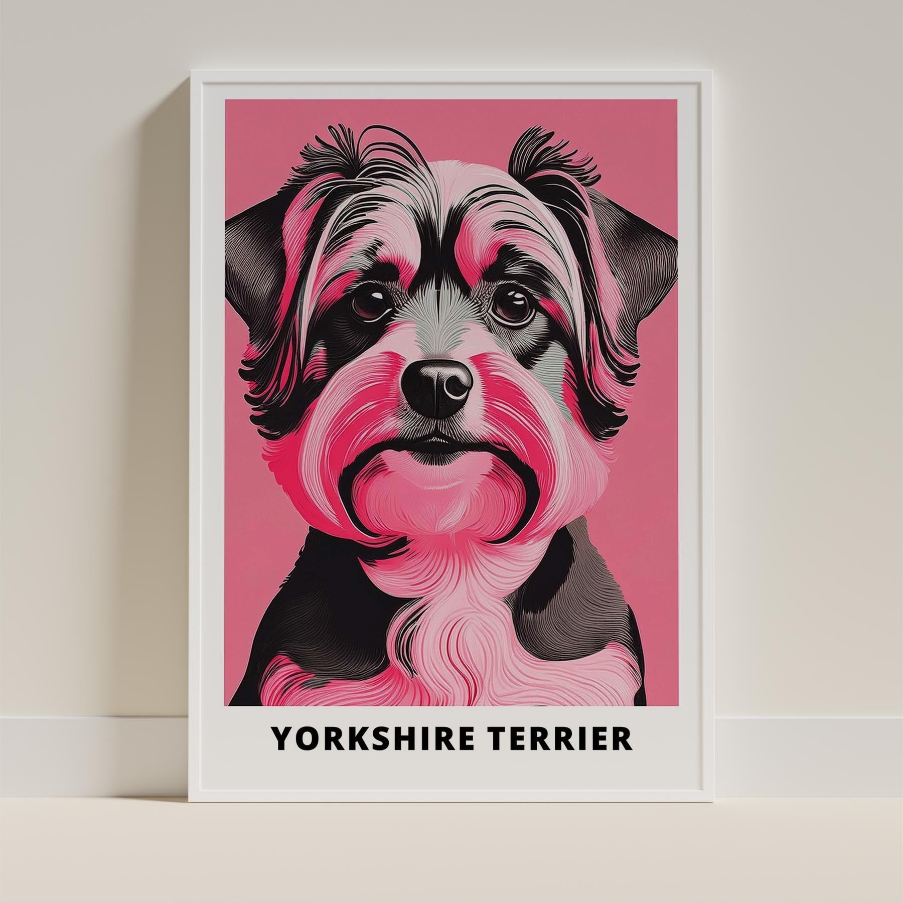 Yorkshire Terrier Pink and Black Dog Series 1 image 9