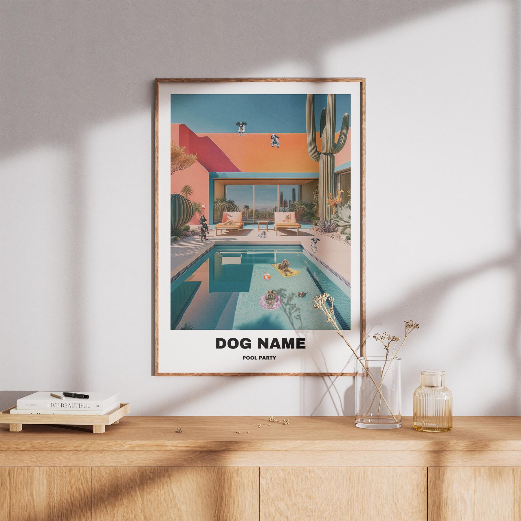 Cocker Spaniel Custom Pool Party WITH TEXT image 8