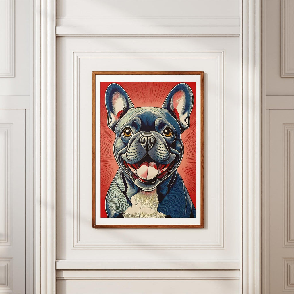 French Bulldog Hokusai Japanese Inspired Dog Series image 3