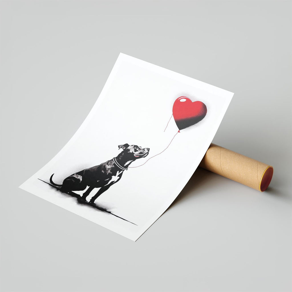 American Pitbull Terrier DOGSY Series inspired by the Art of Banksy image 6