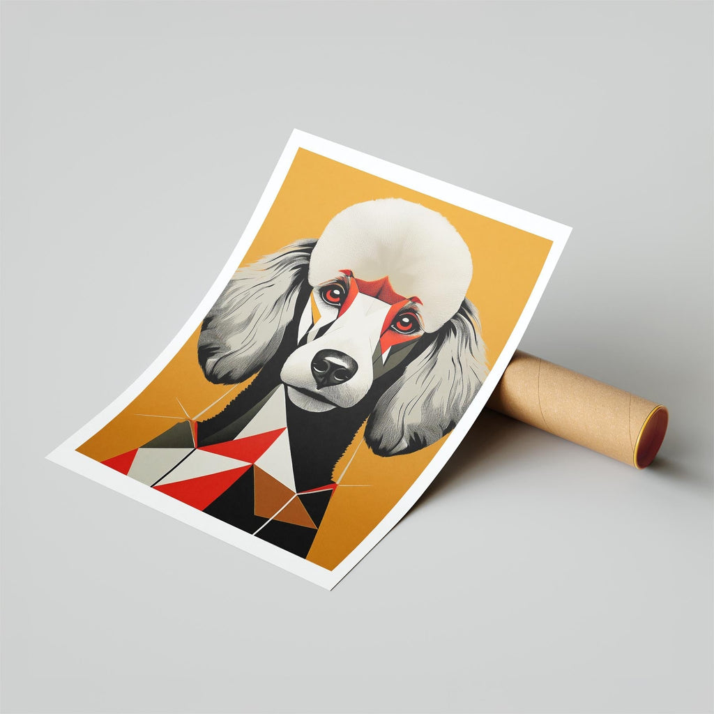Poodle Geometric Orange Series image 6