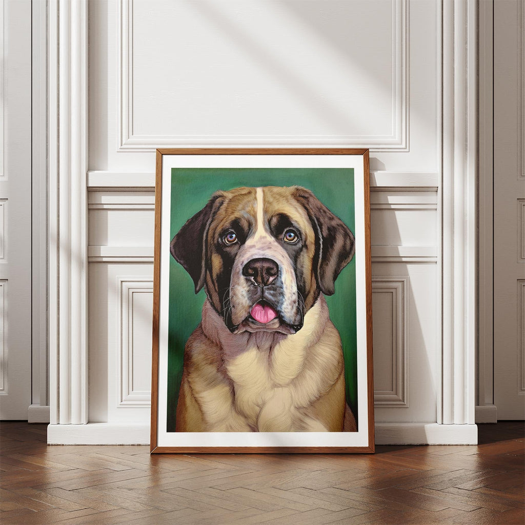 Saint Bernard Green Painted Series image 4