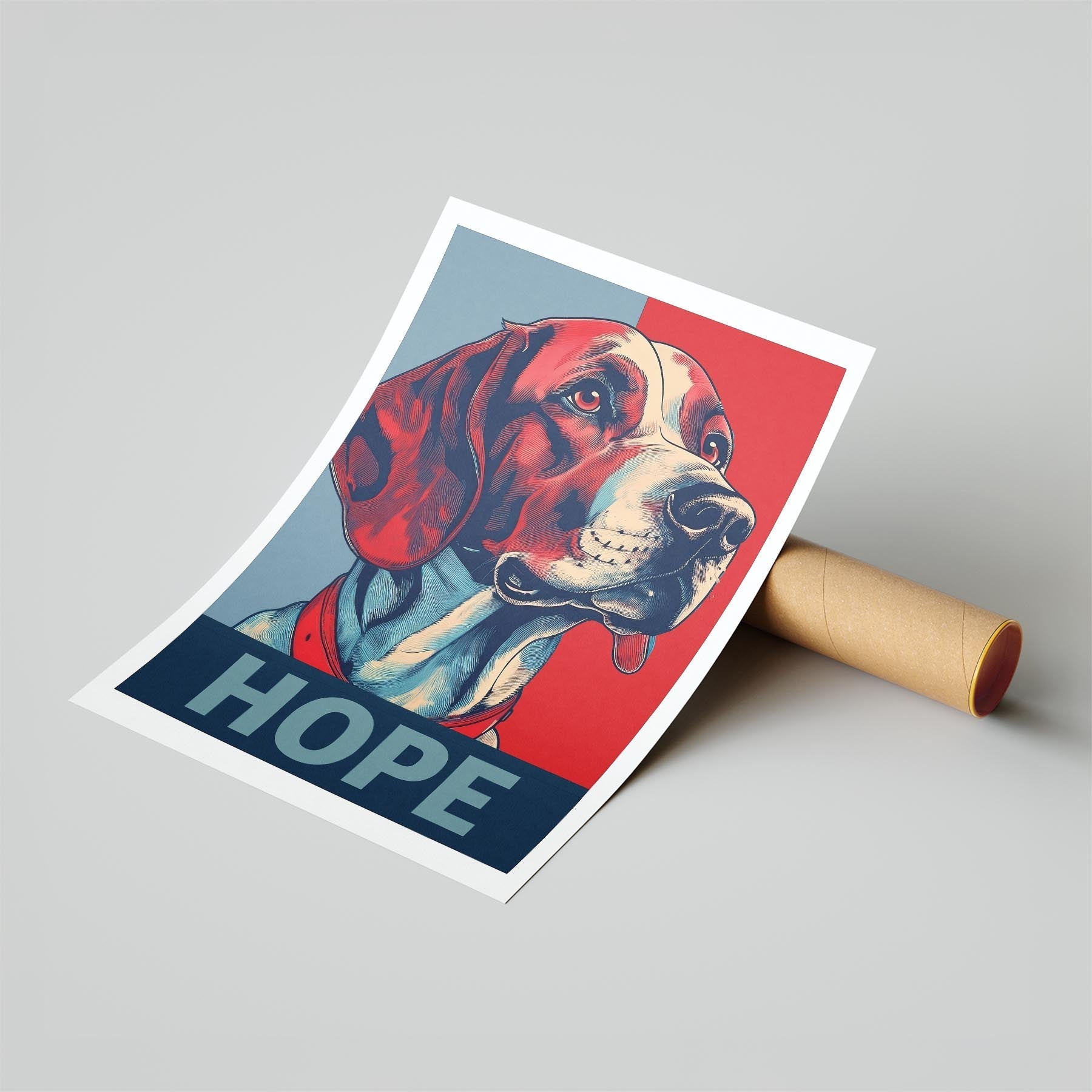 English Setter HOPE Series Inspired by the Obama Poster image 6