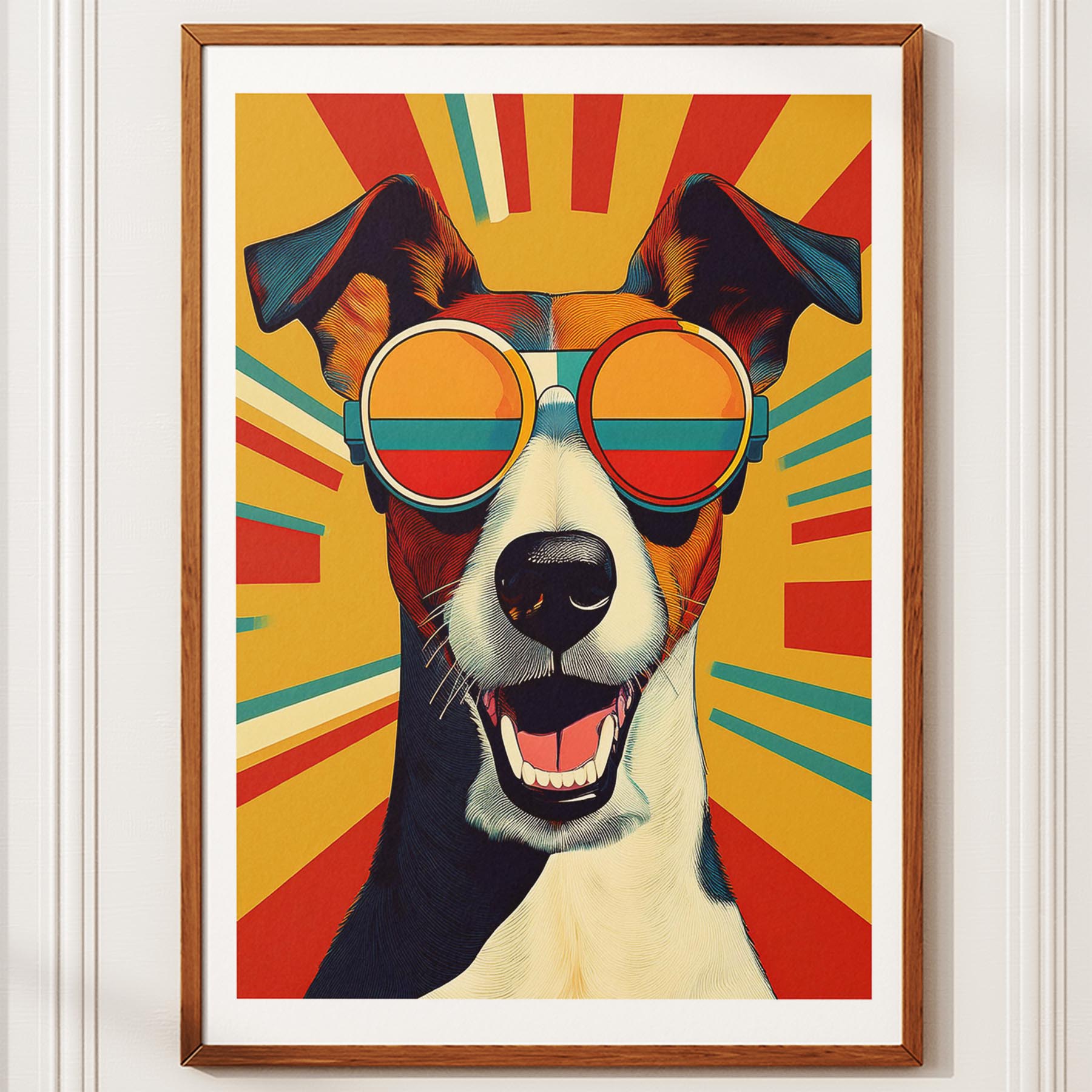 Fox Terrier In Colourful Sunnies 2 image 10