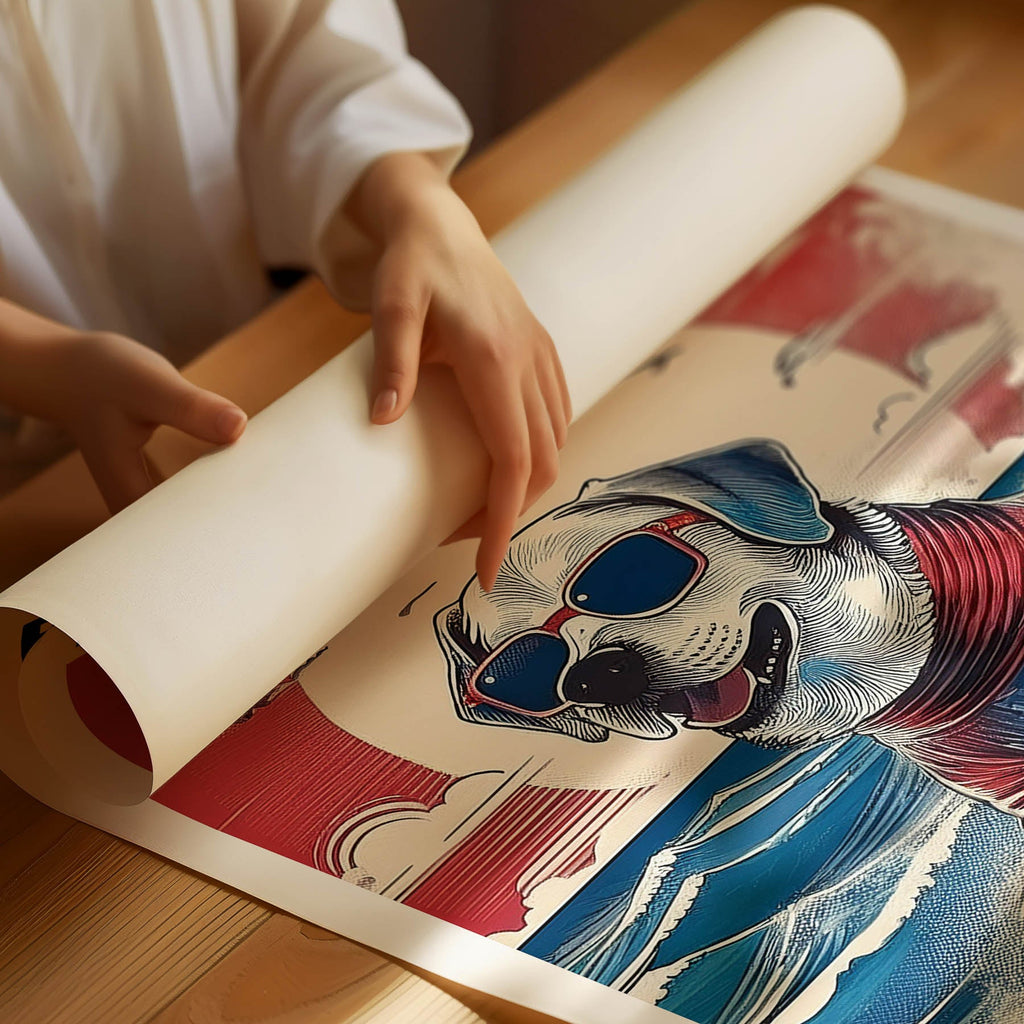 Labrador Retreiver Hokosai Surfer Dogs 1 image 3