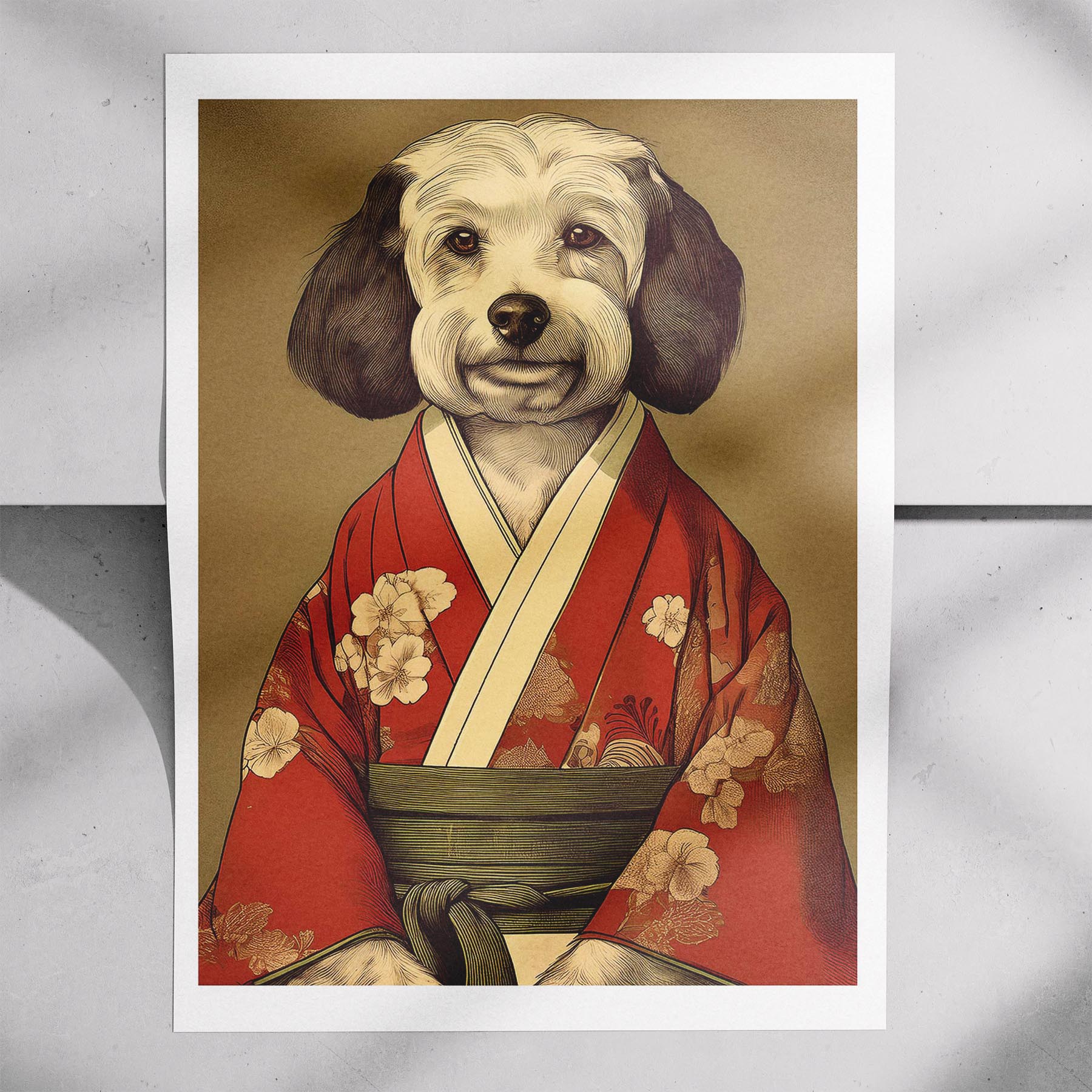 Groodle Japanse Kimono Dog Series image 7