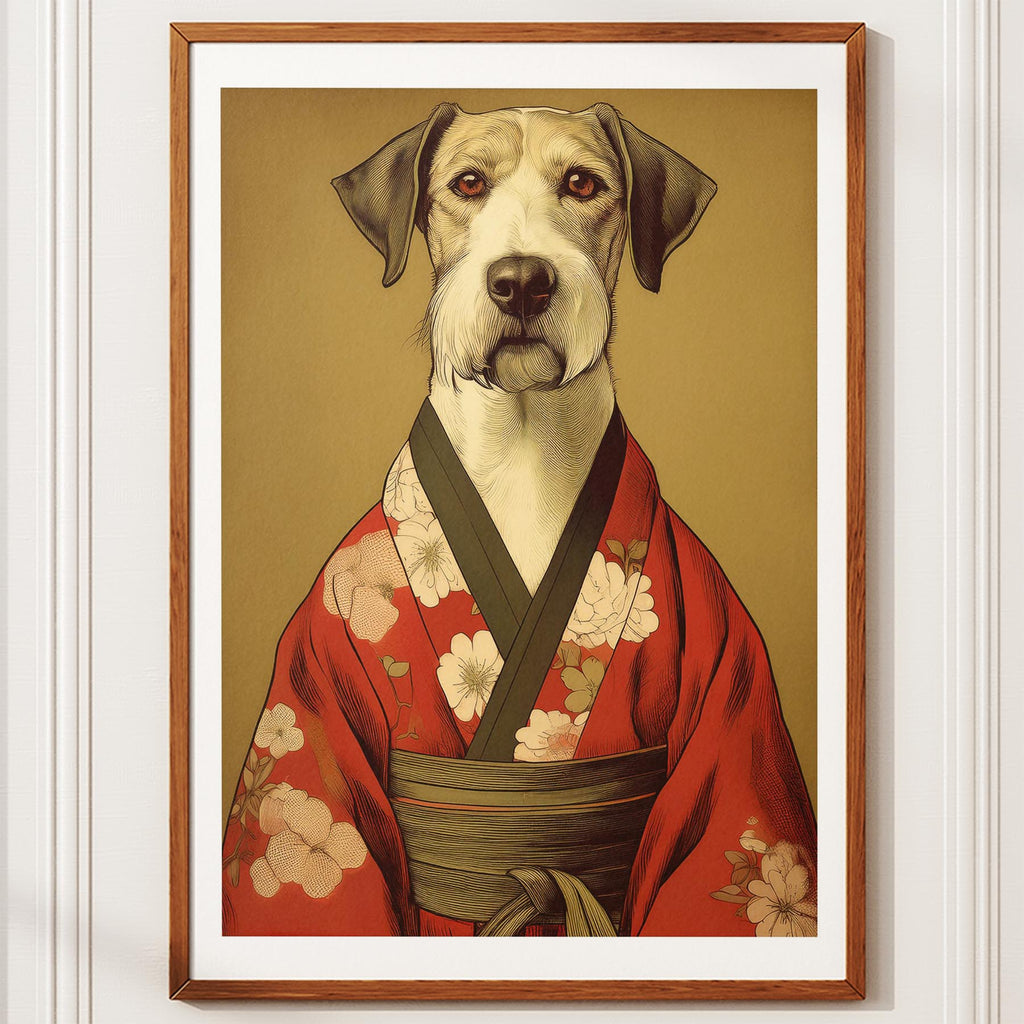 Airedale Japanse Kimono Dog Series image 10