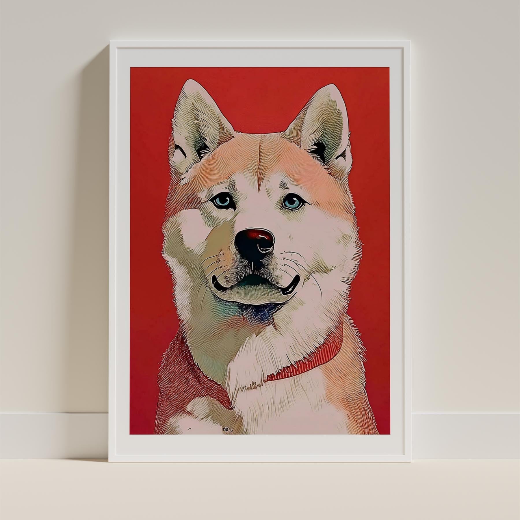 Akita Inu Red Dog Series image 9