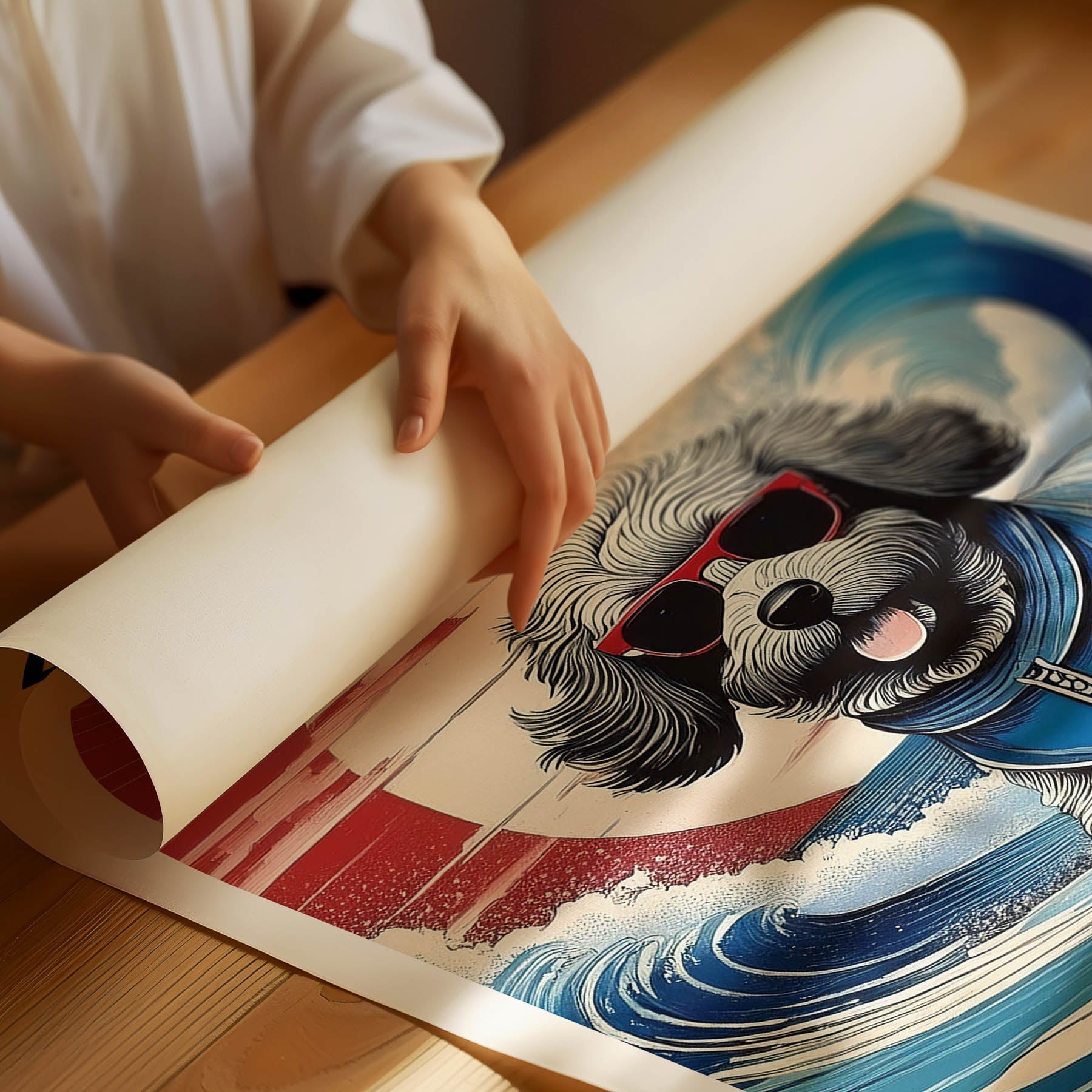 Labradoodle Hokosai Surfer Dogs 2 image 3