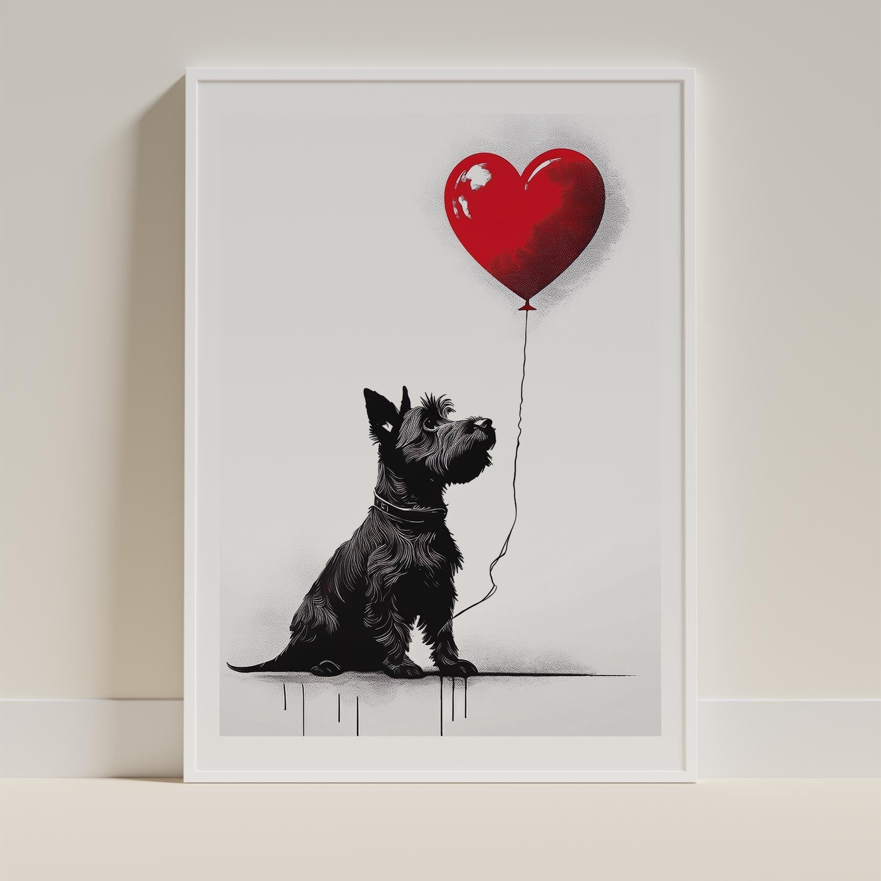 Scottish Terrier DOGSY Series inspired by the Art of Banksy image 9