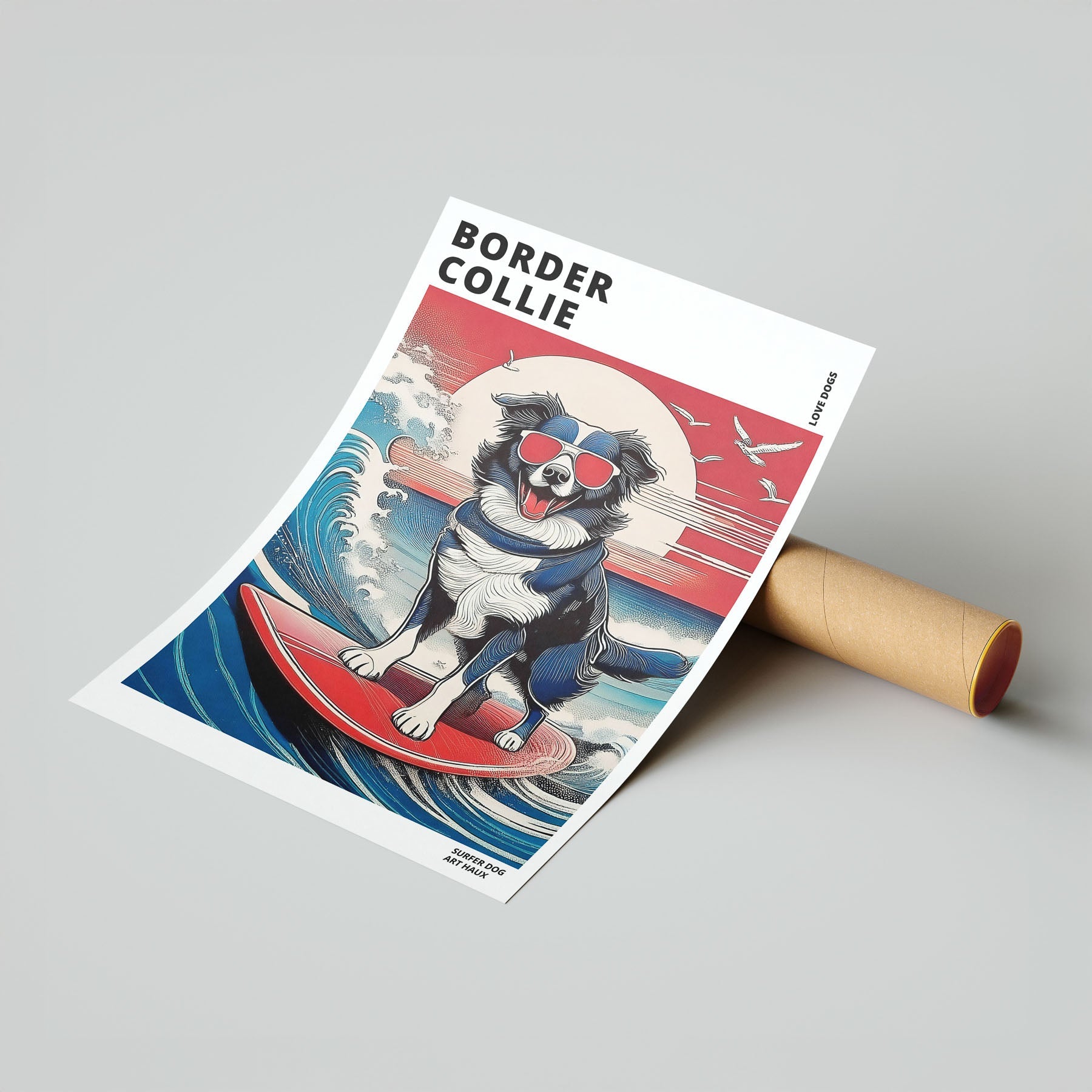 Border Collie Hokosai Surfer Dogs 1 image 7