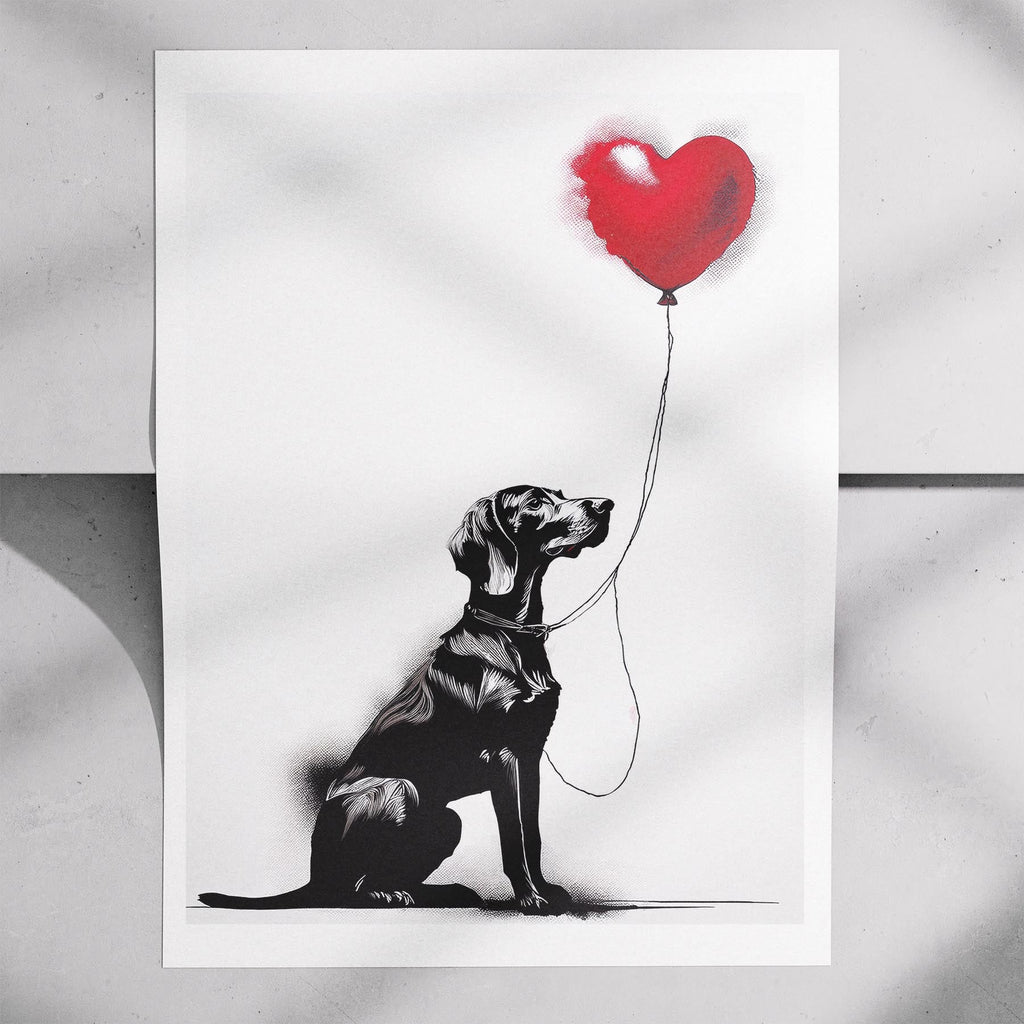 Hungarian Vizsla DOGSY Series inspired by the Art of Banksy image 7