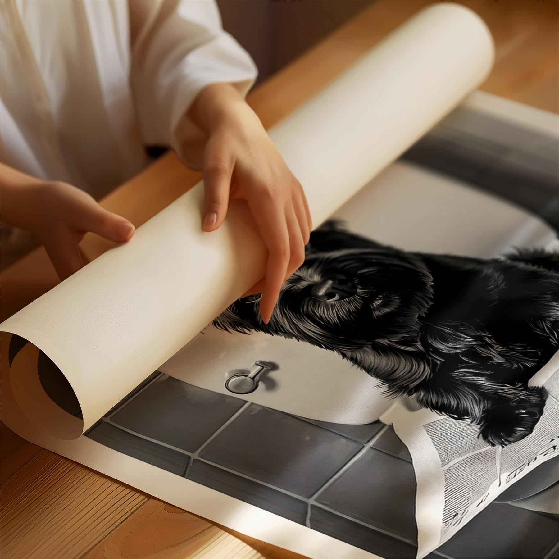 Scottish Terrier Toilet Humour Dog Series image 1