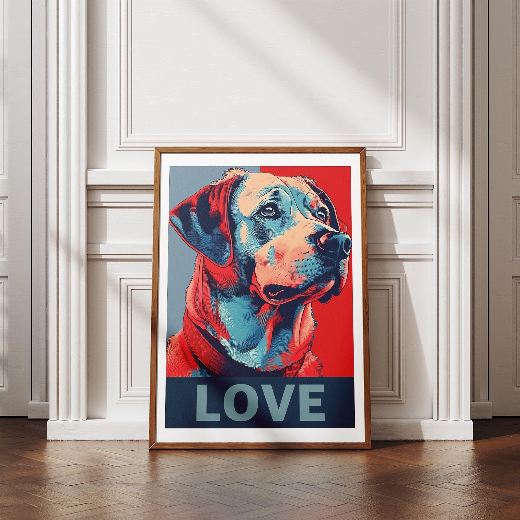 Maremma LOVE Series Inspired by the Obama Poster image 4