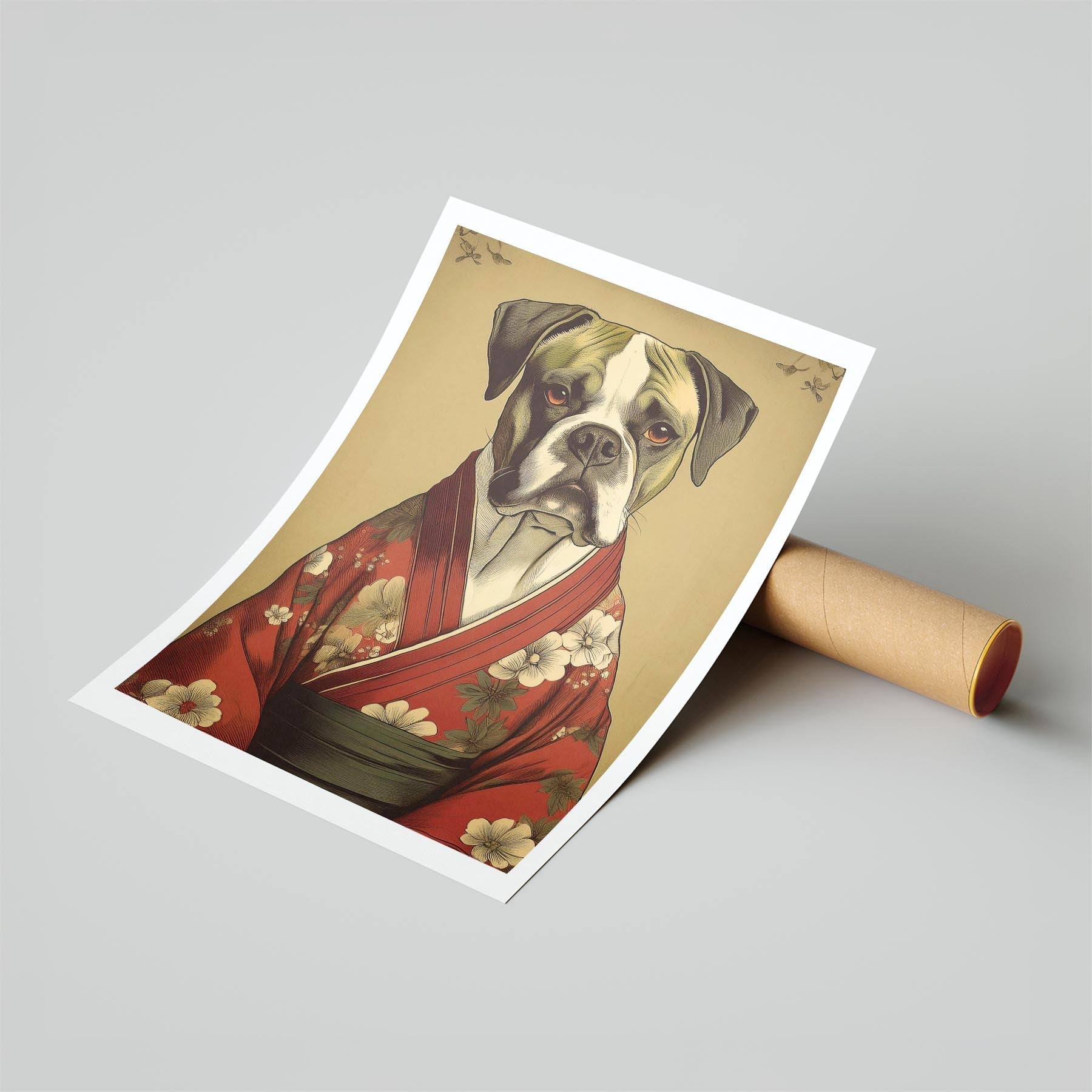 Boxer Japanse Kimono Dog Series image 6