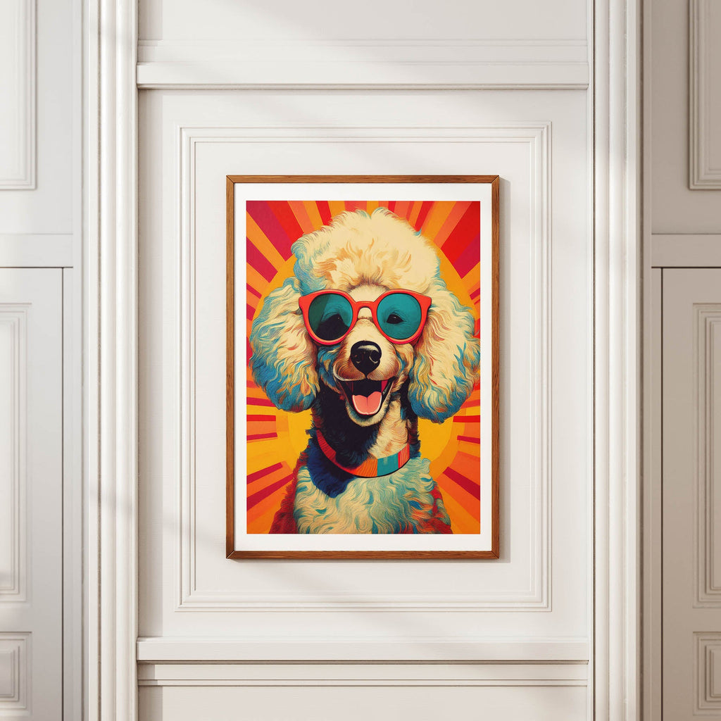 Poodle In Colourful Sunnies 1 image 2