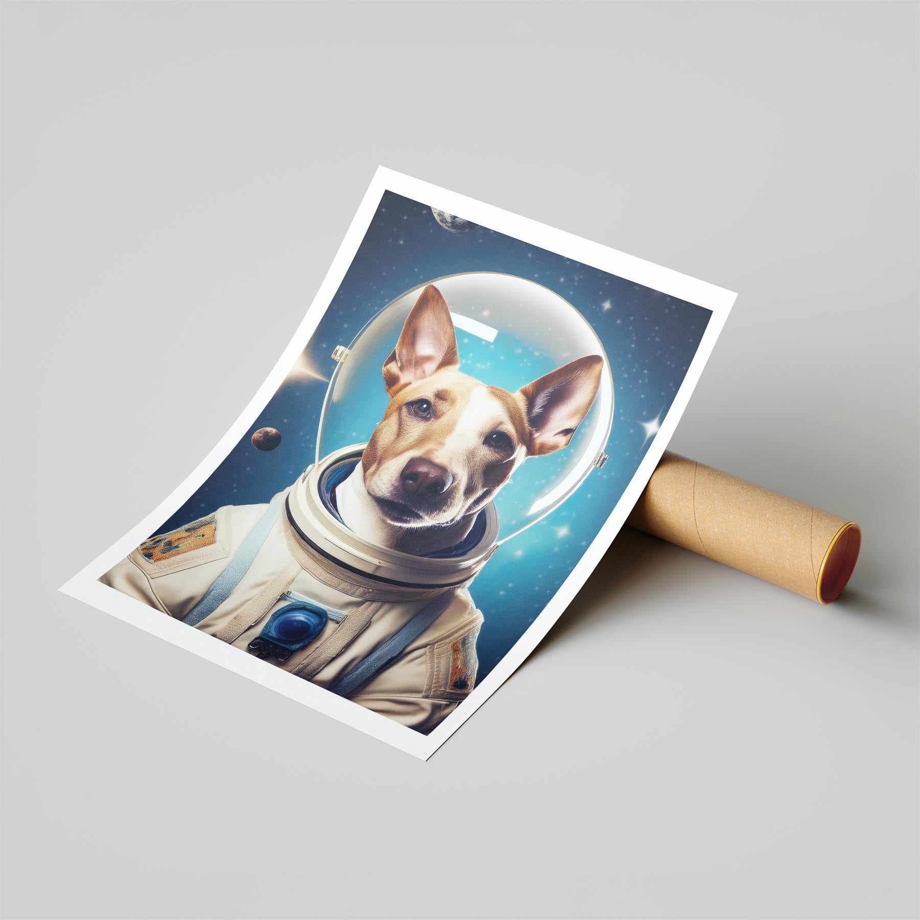 Bull Terrier Astronaut Dog Series image 6