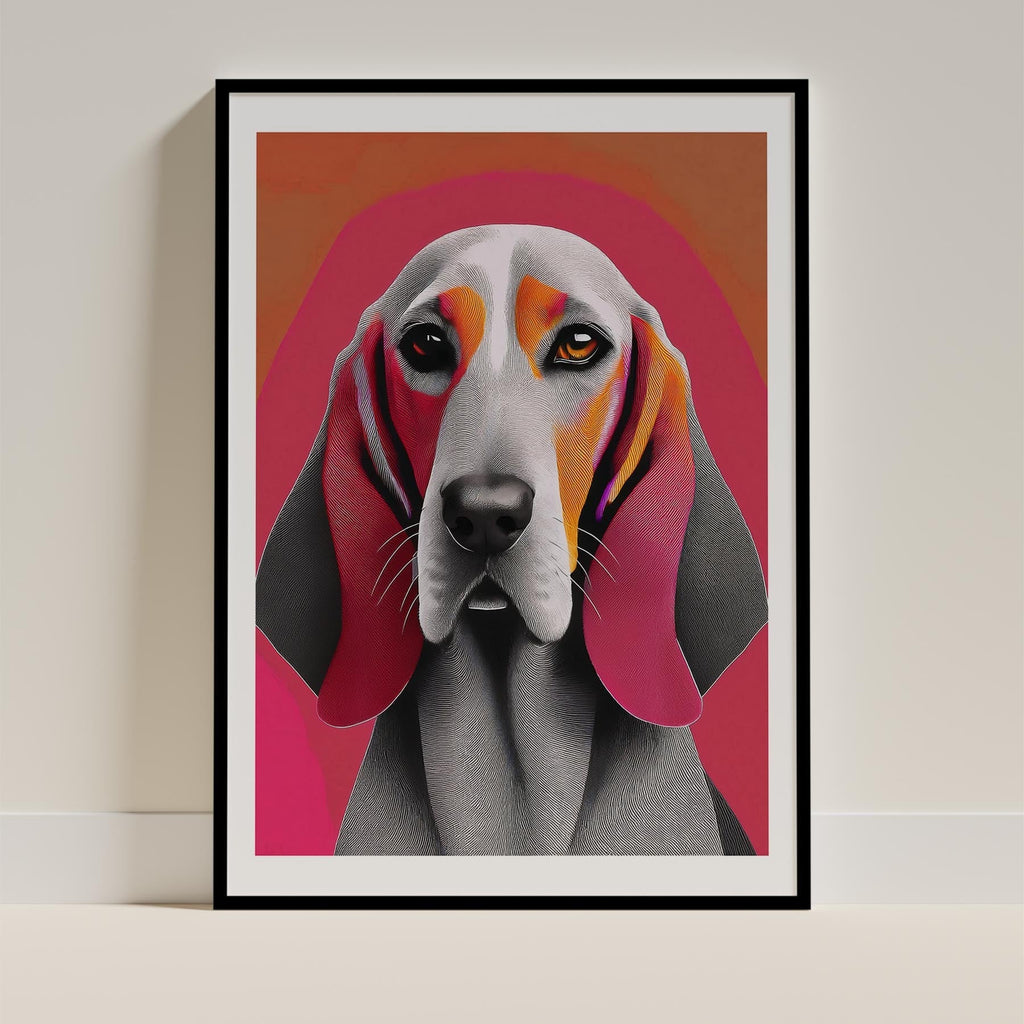 Bloodhound Modern Pop Dog Series image 0