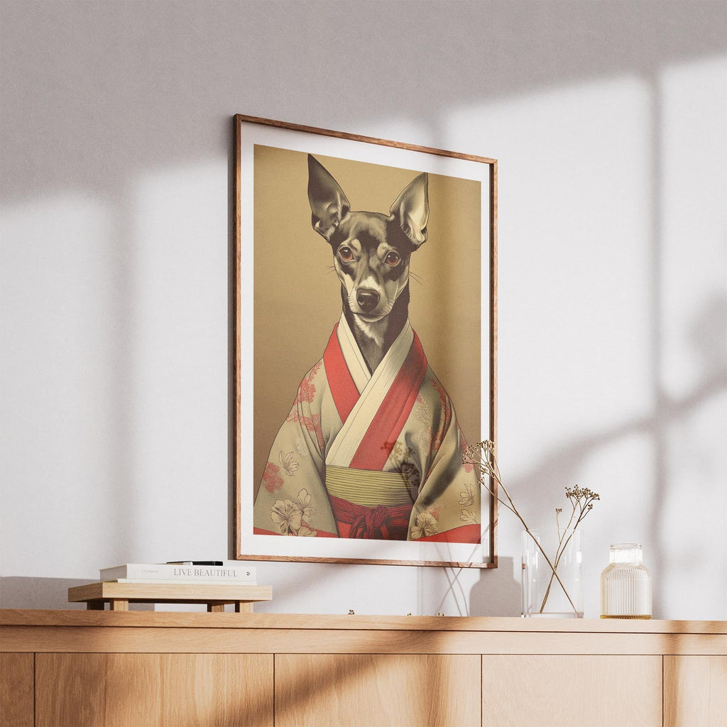 Miniature Pinscher Japanse Kimono Dog Series image 5