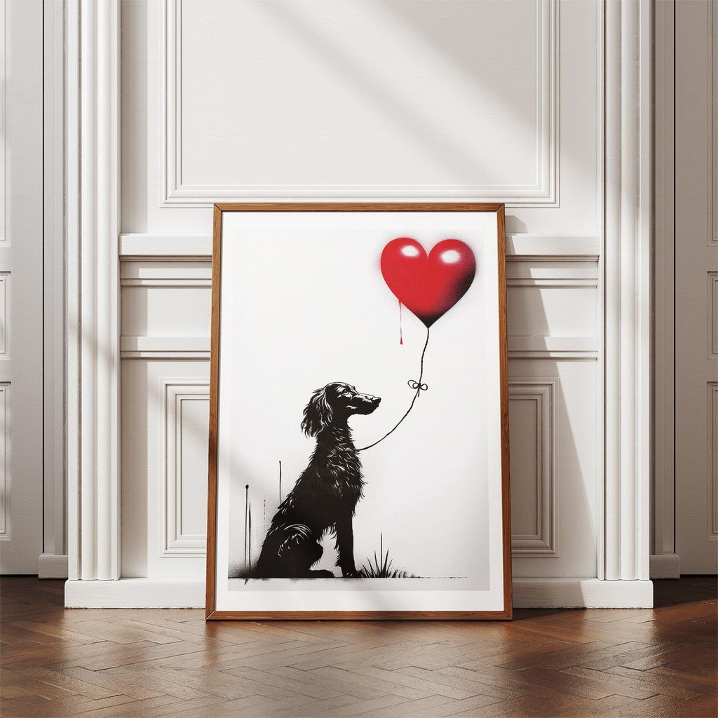 Borzoi DOGSY Series inspired by the Art of Banksy image 4