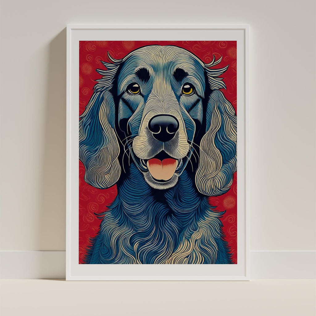 Irish Setter Hokusai Japanese Inspired Dog Series image 9